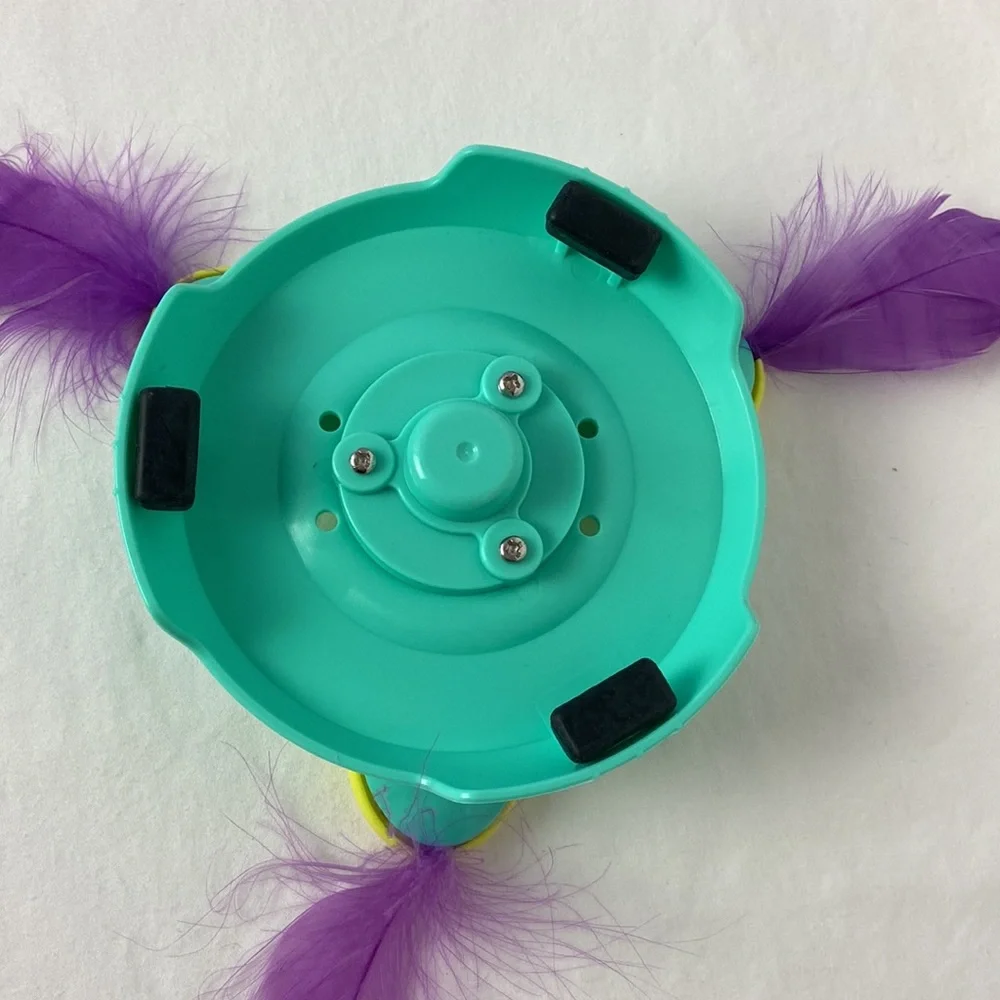 🎉HOST PICK 🐈Cat 🐈‍⬛ toy fidget spinner with feathered fun for your kitty cat